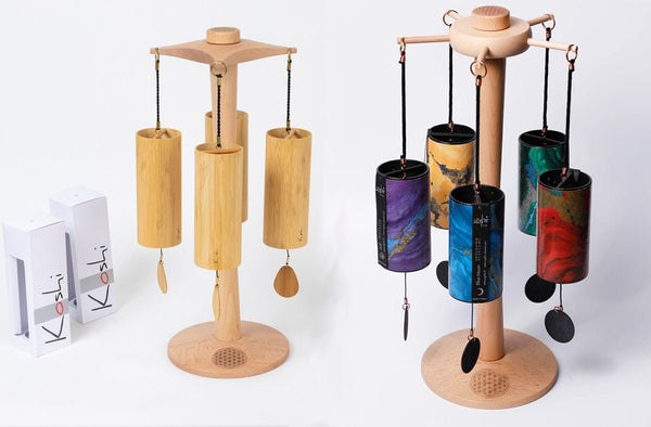 Zaphir Set and Koshi Chime Set compared - Gaiachimes