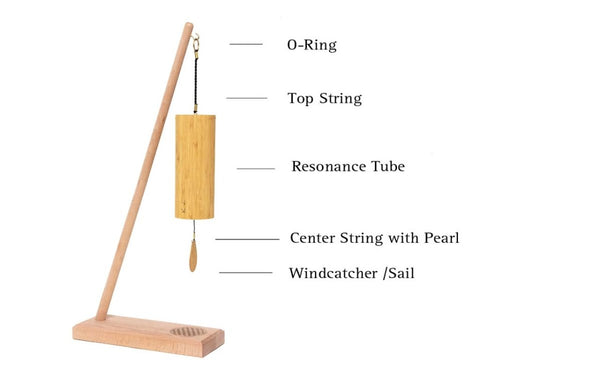 How tall is a Koshi chime - Gaiachimes