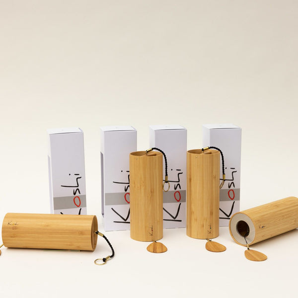 Koshi Chimes Set of 4 Elements Terra/Aqua/Aria/Ignis. Made in France -