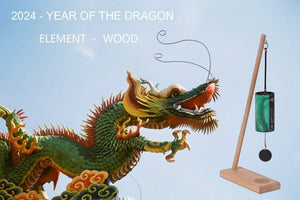 2024 Jaar van de Houten Draak: windgongs voor het element Hout