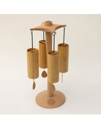 gaiachimes koshi wind chime stand flower of life